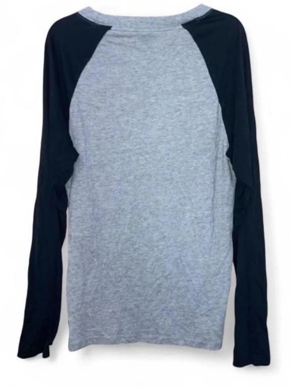 Jordan Jumpman Embroidered Gray Black Raglan Long Sleeve Shirt Men’s Size Small